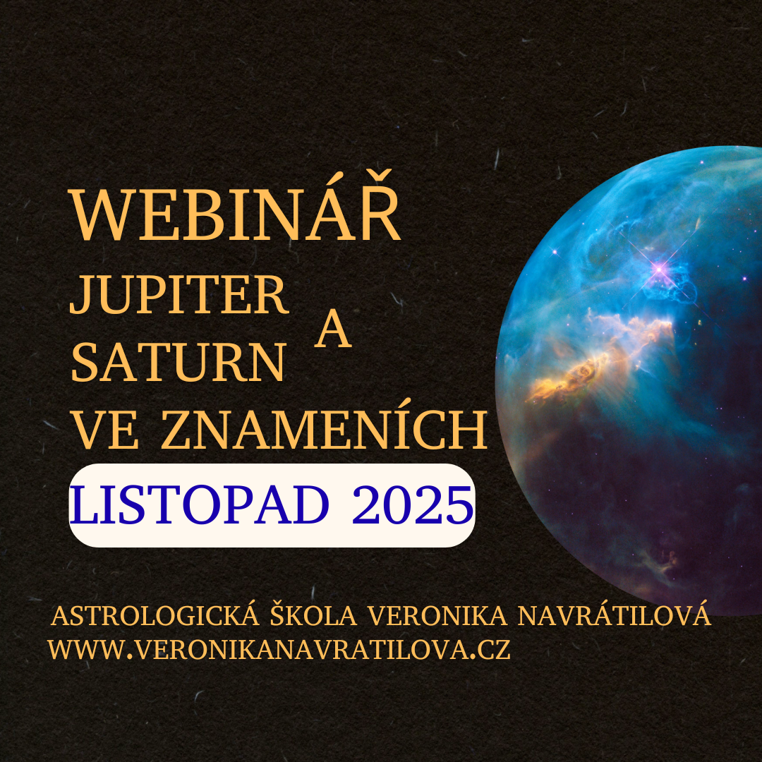 Webinář Jupiter a Saturn ve znameních se koná 3., 10. a 19. 11.