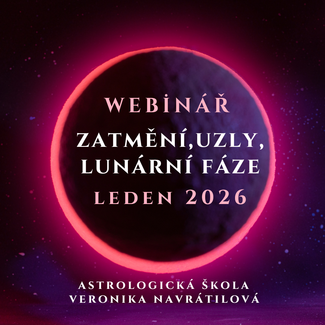 Webinář Zatmění, uzly a lunární fáze se koná 12., 19. a 21. ledna