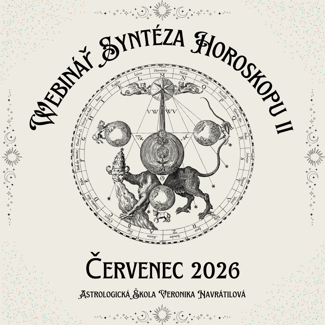 Webinář Syntéza horoskopu II se koná 20., 21. a 23. července 2026